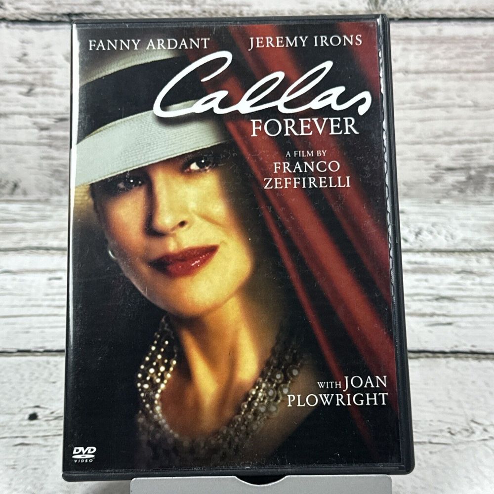 Callas Forever (DVD, 2005) Fanny Ardant Jeremy Irons Franco Zeffirelli